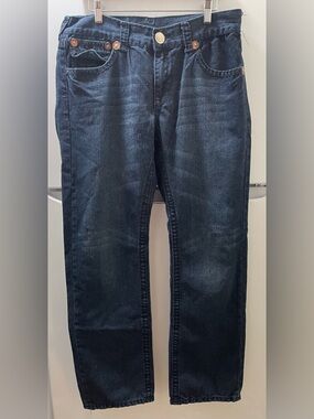 True Religion Billy Jeans Mens 36 blue denim Made in USA (Fit 36x32)